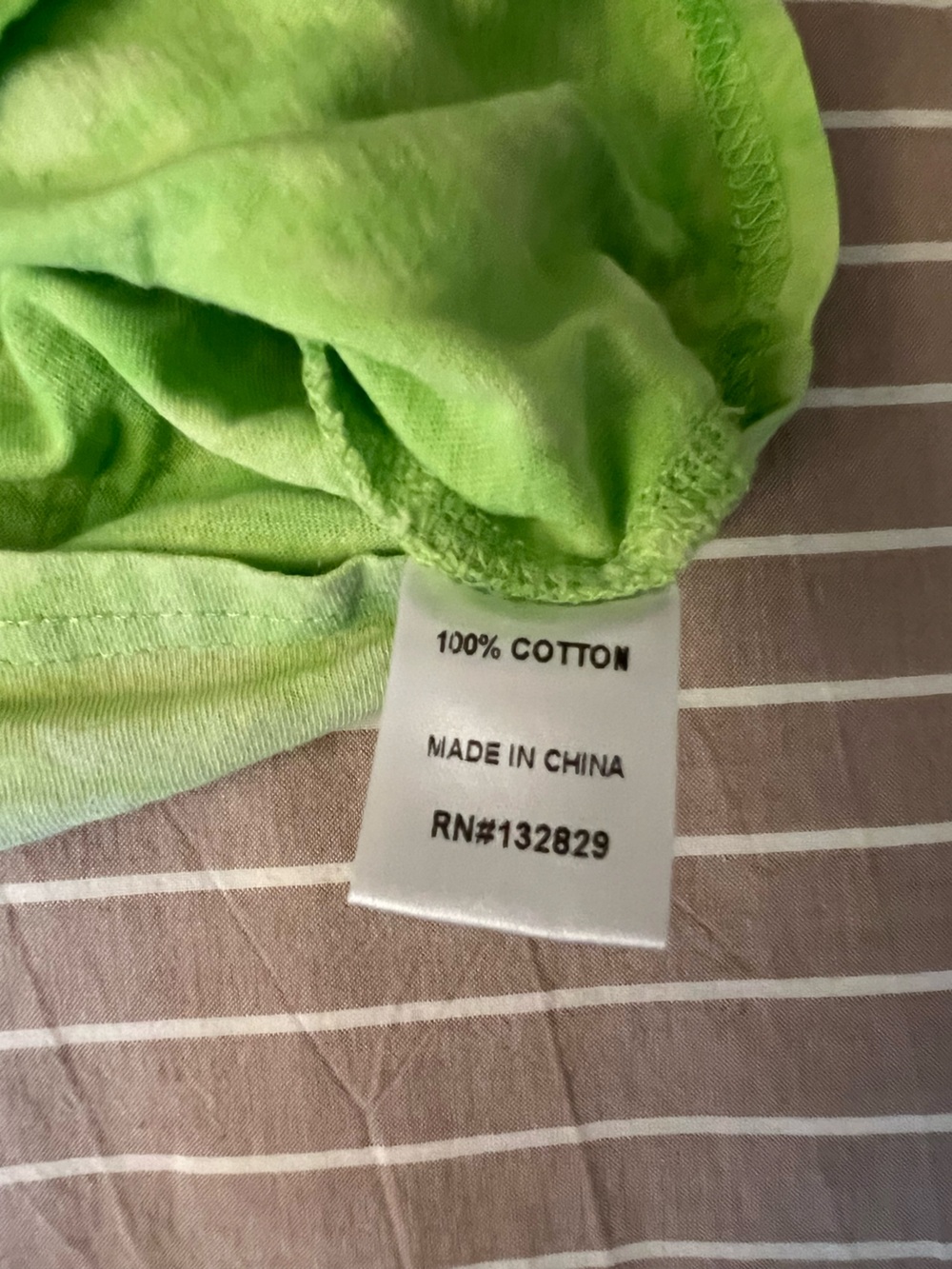 Superdown green tie dye crop top - Picture 3 of 6